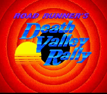 Road Runner's Death Valley Rally (USA) screen shot title